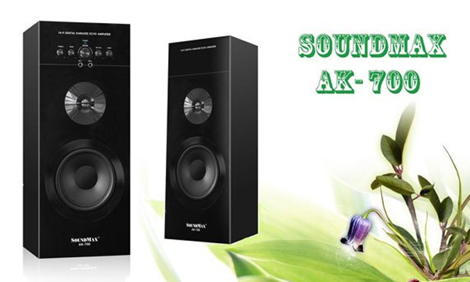Loa vi tính Soundmax AK700-2.0 màu đen sang trọng